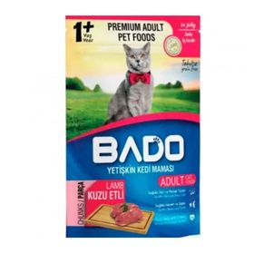 Bado 85 gr Pouch Kuzu Etli Tahılsız Yetişkin Yaş Kedi Maması