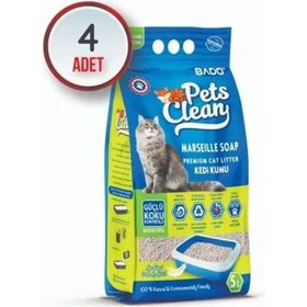 Bado Clean Sabun Kokulu 4x5 lt Kedi Kumu