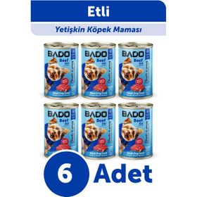 Bado Etli 6×400 gr Yaş Köpek Mama