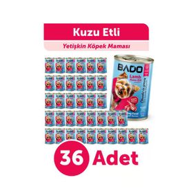 Bado Kuzu Etli 36x400 gr Yetişkin Yaş Köpek Maması