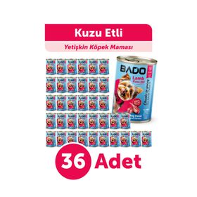 Bado Kuzu Etli 36x400 gr Yetişkin Yaş Köpek Maması
