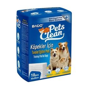 Bado Pets Clean 4x4 cm 10'lu Yapışkanlı Köpek Tuvalet Eğitim Pedi