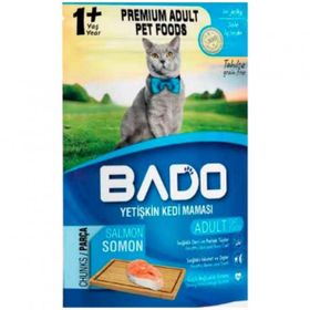 Bado Pouch 85 gr Somonlu Tahılsız Yetişkin Kedi Yaş Maması