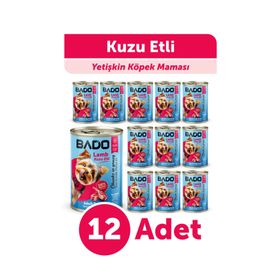 Bado Yetişkin Etli 12x400 gr Yaş Köpek Mama