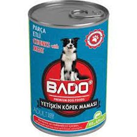 Bado Yetişkin Etli 415 gr Yaş Köpek Maması