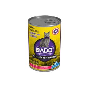 Bado Yetişkin Tavuk Etli 415 gr Yaş Kedi Maması