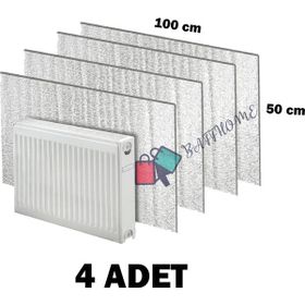 Baffhome Ankaflex Isı Yalıtımlı Radyatör Petek Arkası Sıcaklık Tasarruf 4 Adet Kalorifer Izopan Levhası