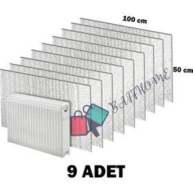 Baffhome Ankaflex Isı Yalıtımlı Radyatör Petek Arkası Sıcaklık Tasarruf 9 Adet Kalorifer Izopan Levhası
