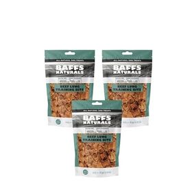 Baffs Naturals 3x100 gr Dana Mini Ciğer %100 Doğal Köpek Ödül Maması