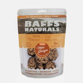 Baffs Naturals Mini Burger Kuzulu 100 gr Köpek Ödülü