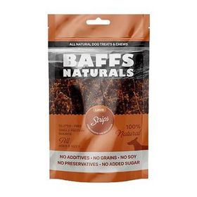 Baffs Naturals Strips Kuzu Çubukları 100 gr Köpek Ödülü