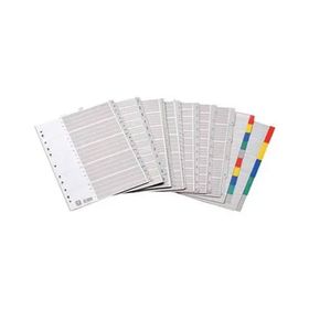 Bafix 1-12 Rakamlı Plastik A4 Seperatör