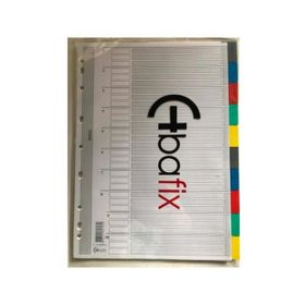 Bafix A4 1-10 Rakamlı Plastik Seperatör Ayraç