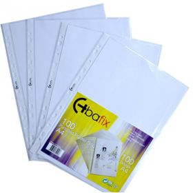Bafix A4 100 Adet Poşet Şeffaf Dosya