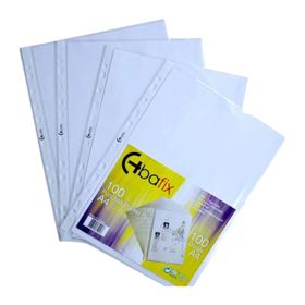 Bafix A4 100 Adet Poşet Şeffaf Dosya