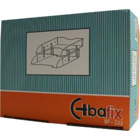 Bafix BFX 222 Hareketli Plastik 2'li Şeffaf Evrak Rafı