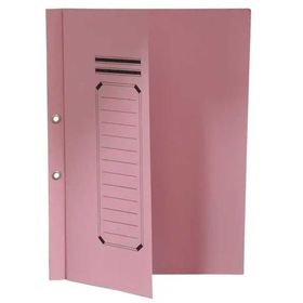 Bafix Karton Pembe Yarım Kapak Dosya