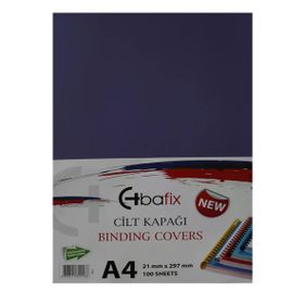 Bafix Plastik Opak A4 160 MIC Mor Cilt Kapağı