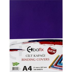 Bafix Plastik Opak A4 160 MIC Mor Cilt Kapağı