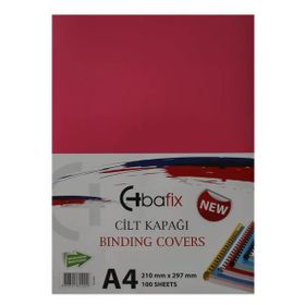 Bafix Plastik Opak A4 160 MIC Pembe 100'lü Cilt Kapağı