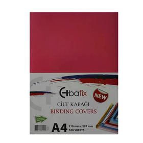 Bafix Plastik Opak A4 160 MIC Pembe Cilt Kapağı