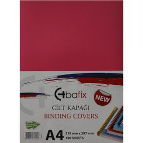Bafix Plastik Opak A4 160 MIC Pembe Cilt Kapağı