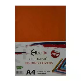 Bafix Plastik Opak A4 160 MIC Turuncu Cilt Kapağı