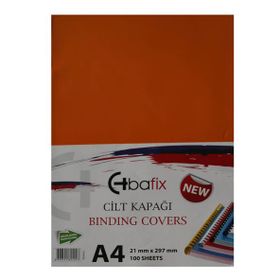 Bafix Plastik Opak A4 160 MIC Turuncu Cilt Kapağı
