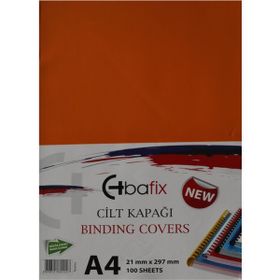 Bafix Plastik Opak A4 160 MIC Turuncu Cilt Kapağı