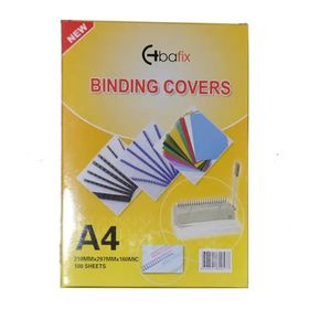 Bafix Plastik Opak A4 160 Micron Şeffaf 100'lü Paket Cilt Kapağı