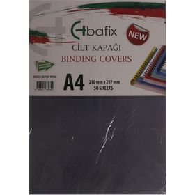 Bafix Plastik Opak A4 350 MIC Buzlu Şeffaf Cilt Kapağı