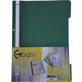 Bafix Plastik XL Yeşil A4 Telli Dosya
