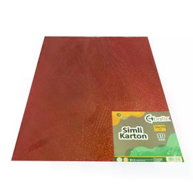 Bafix Simli 50x70 Kırmızı Karton