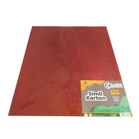 Bafix Simli 50x70 Kırmızı Karton