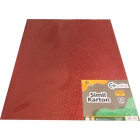 Bafix Simli 50x70 Kırmızı Karton