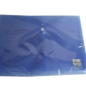 Bafix U1120P Çıtçıtlı A4 Mavi Zarf Dosya