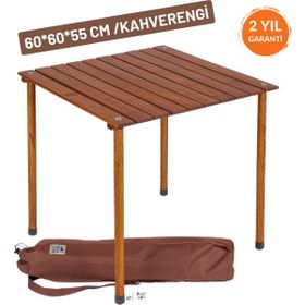 Bag The Joy Kahverengi 60x60x55 cm Rulo Kamp Masasi