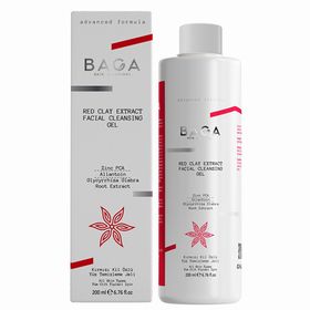 Baga 200 ml Kırmızı Kil Özlü Derinlemesine Temizleyici Yüz Yıkama Jeli