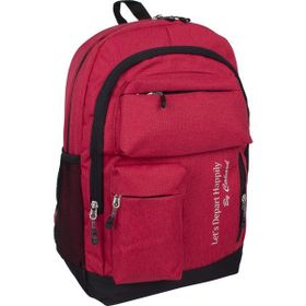 Bagacar 20101 Kırmızı Unisex Günlük ve Okul Sırt Çantası