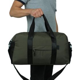 Bagacar 30x50x16 cm Yeşil Paraşut Kumaş Plaj Spor ve Seyahat Çantası