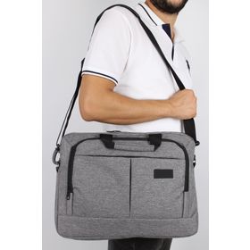Bagacar Gri Unisex 15.6 İnç Laptop ve Evrak Çantası