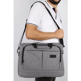 Bagacar Gri Unisex 15.6 İnç Laptop ve Evrak Çantası