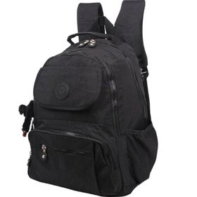 Bagacar Kenyon Cox 8866 Siyah Unisex Klinkır Kumaş Sırt Çantası