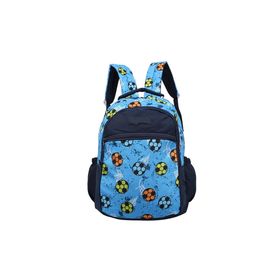 Bagacar Kids Erkek Mavi Futbol Model Kalemlikli Beslenmeli Set Sırt Çantası