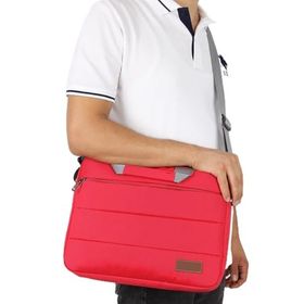Bagacar Kırmızı Unisex 13x14 İnç Laptop ve Evrak Çantası