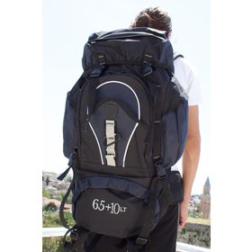 Bagacar Lacivert 65 lt Körüklü Dağcı Sırt Çantası