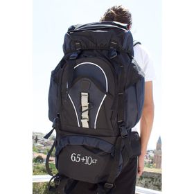 Bagacar Lacivert 65 lt Körüklü Dağcı Sırt Çantası