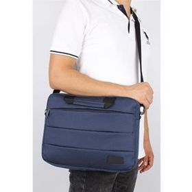 Bagacar Lacivert Unisex 15.6 İnç Laptop ve Evrak Çantası