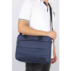 Bagacar Lacivert Unisex 15.6 İnç Laptop ve Evrak Çantası