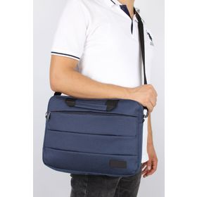 Bagacar Lacivert Unisex 15.6 İnç Laptop ve Evrak Çantası